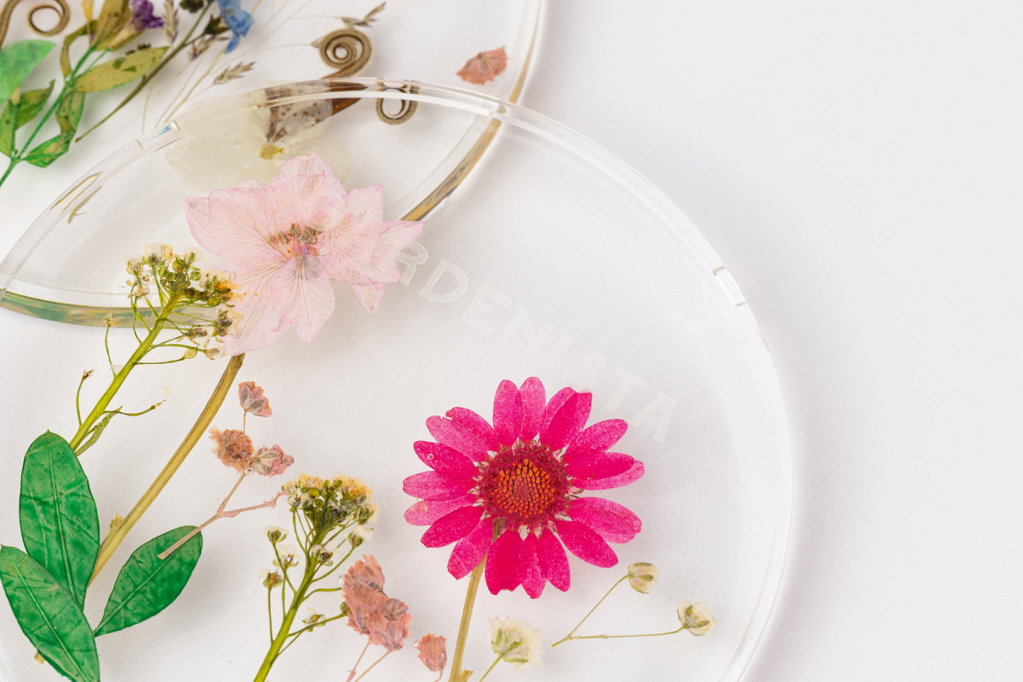 Gardenista Flower Pressed Coasters
