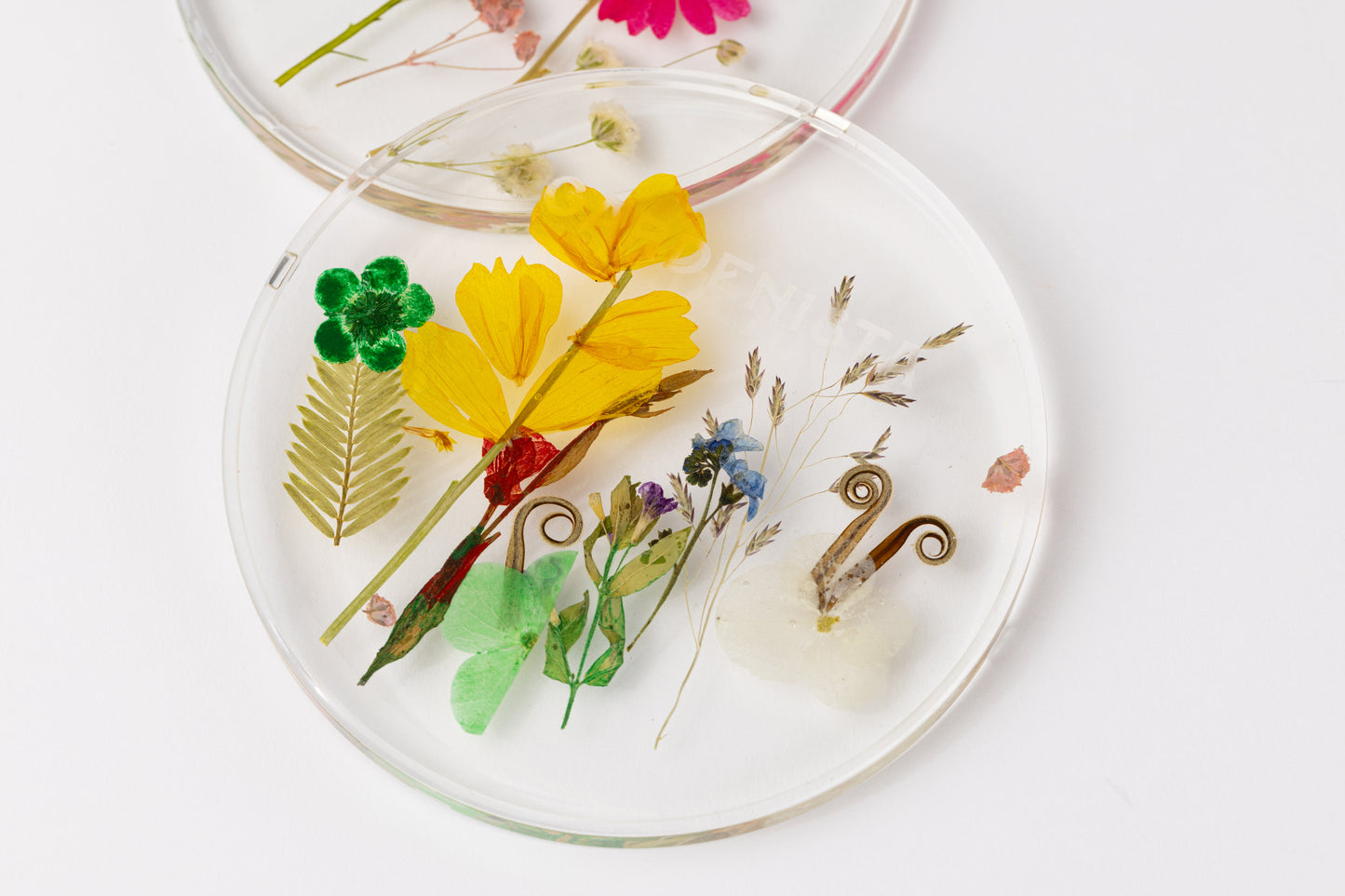 Gardenista Flower Pressed Coasters
