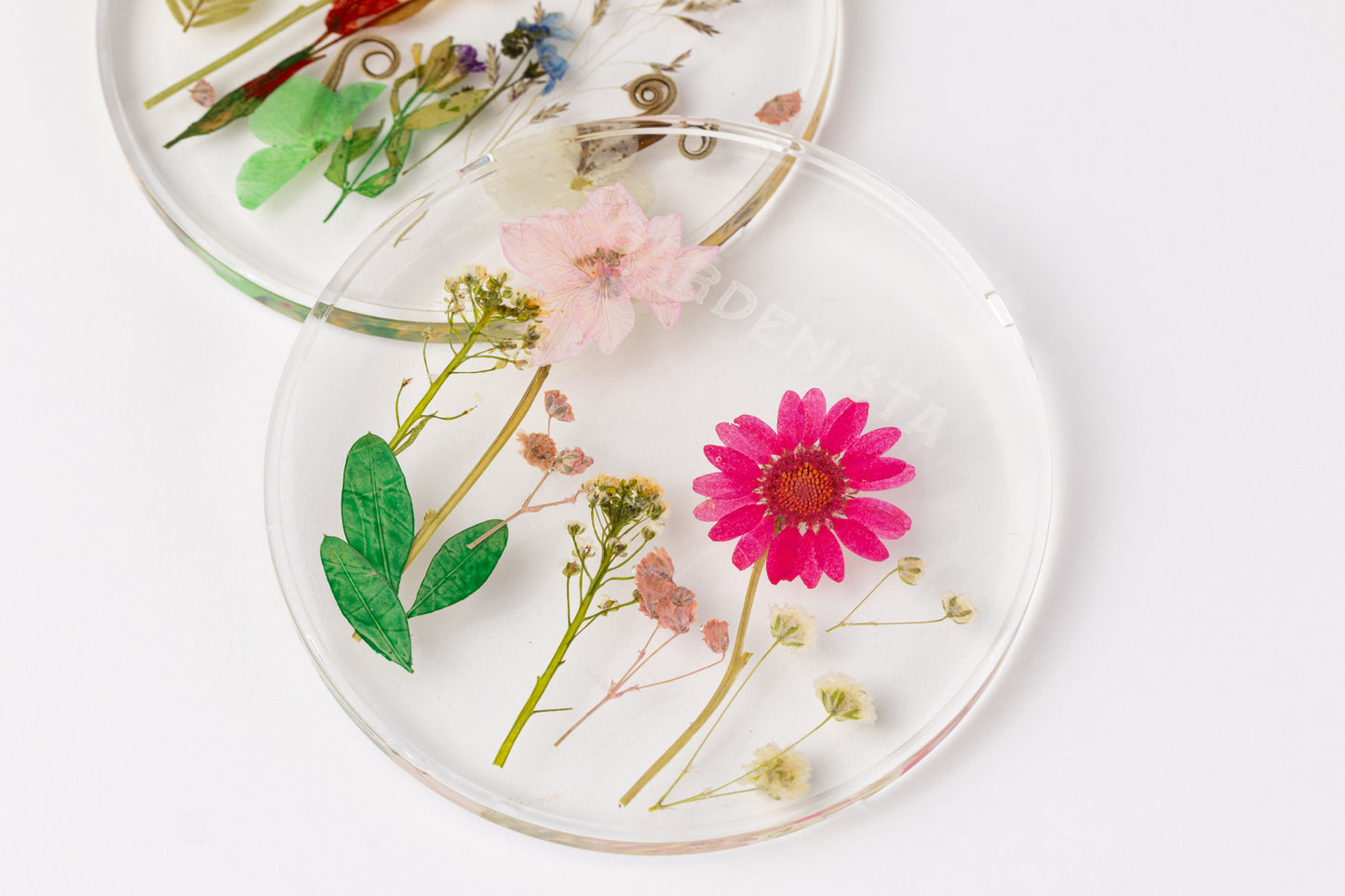 Gardenista Flower Pressed Coasters