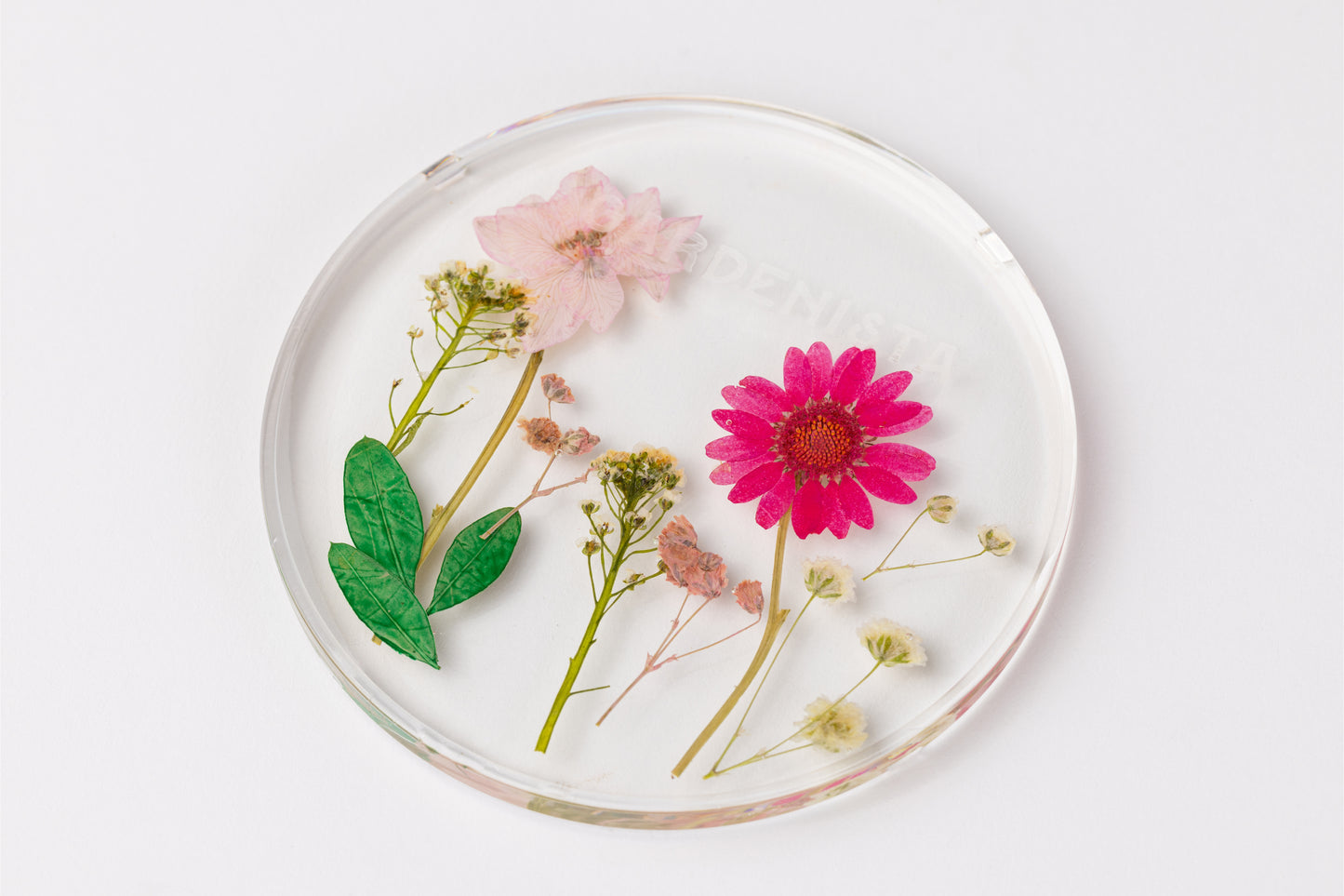Gardenista Flower Pressed Coasters