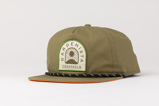 Gardenista Logo Patch Hat - Olive