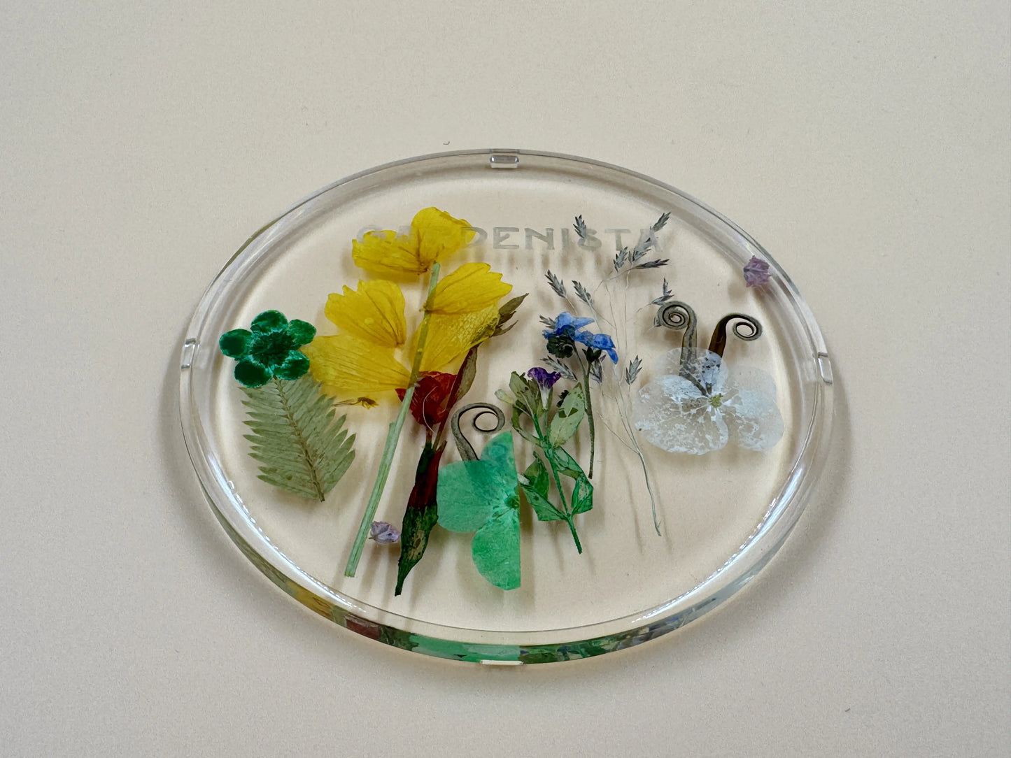 Gardenista Flower Pressed Coasters