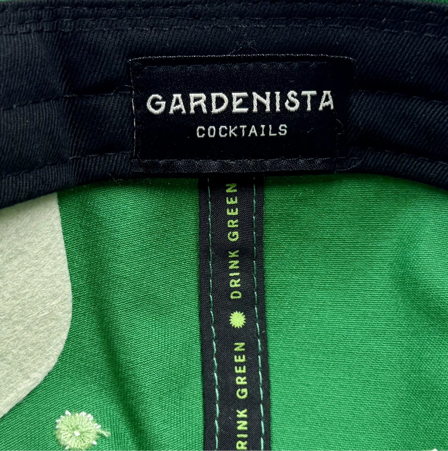 Gardenista Label Patch Hat - Green