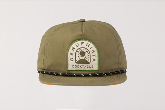 Gardenista Logo Patch Hat - Olive