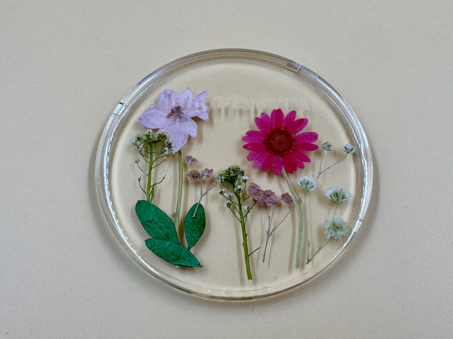 Gardenista Flower Pressed Coasters