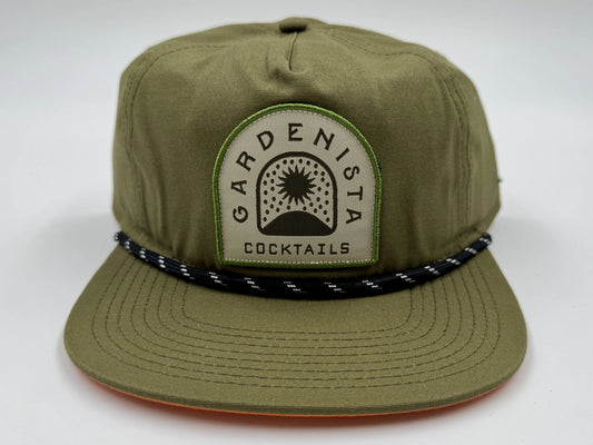 Gardenista Logo Patch Hat - Olive